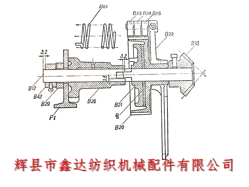 送經機構裝置圖