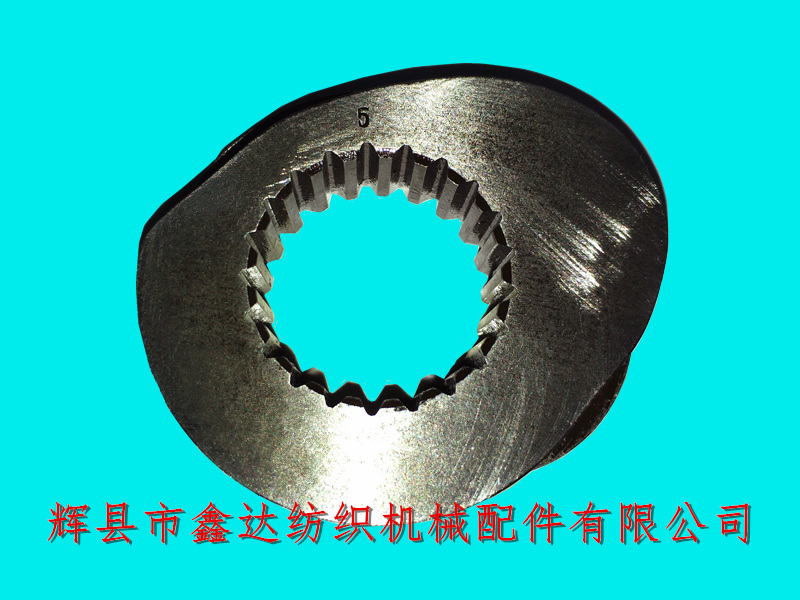 片梭凸輪正面圖_雙聯凸輪_桃形盤